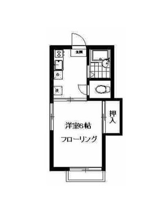 亀戸駅 徒歩9分 1階の物件間取画像